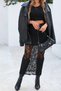High Waist Skirt Lined Skirt Floral Pattern Full Lycra French Guipure Skirt Maxi Skirt Long Skirt Pencil Skirt
