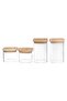 4-Piece Hermet Stackable Glass Jar Set