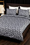 طقم غطاء لحاف مطاطي مزدوج من Esliva Anthracite - 7