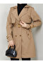 Double Breasted Lapel Waterproof Women's Trench Coat Rc3082 - 8