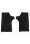 Unisex Winter Black Fingerless Fleece Gloves Fingerless Gloves - 3