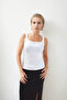 Zero Sleeve Thick Strap Blouse