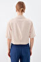 Short Sleeve Crop Shirt with Pocket Detail - 5