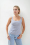 Zero Sleeve Thick Strap Blouse - 5