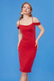 Sleeve Detailed I?p Strappy Lined Dress
