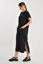 Double Pocket Dress with Side Slits - 3