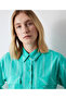 Turquoise Woven Shirt - 5