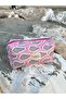 Pear Pattern Fabric Toiletry Bag, Portable Toiletry Bag Travel Bag