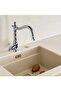 Kitchen Sink Faucet with Gold Spout and Spiral, New Model, Country Design, Imported, 7 Years Warranty - 5