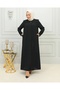 Large Size Hijab Ferace - Black - 2