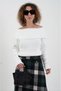 Green Plaid Bell Skirt - 6