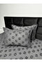 Bohemian Gray Double Bed Set - 230X250 2 Pillows 50X70 - 4