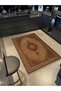 Crescent Collection Brown Beige Traditional Patterned Woven Base Modern Decorative Carpet Hilal10 - 2