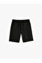 Basic Laced Waist Pocket Shorts