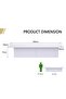 Stylish Conference Table Office Meeting Table, Conference Room Table - White, 360CM - 4