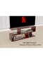 Modern TV Stand and Coffee Table with 2 Tier Storage Shelf, Monitor Stand for Home-APPLE CHERRY - 2