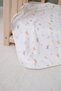 Baby Girl Double Sided Yellow Butterfly Printed 100% Cotton Blanket 85X90 cm - 3