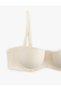 Removable Strap Supported Half Padded Bra - 3