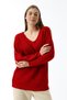 Women's 2-Pack Price Advantageous Oversize Loose V-Neck Knitwear Sweater - 4
