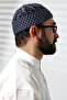 Skullcap Orlon باللون الأزرق الداكن - نمط زبدة الشتاء - 4