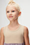 Bone-Cherry Rotten Layered Colorful Girls' Drawstring Strap Dress - 8