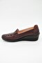 26202 Genuine Leather Women's Classic Shoes - Brown - 4