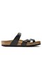 Women's Black Slippers - 2