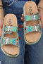 Quenn Stone Bead Detailed Sea Beach Daily Women's Slippers - 3