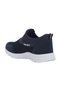 Laceless Children's Knitwear Sports Shoes-Navy Blue White - 3