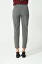 Maternity Stretchy Abdominal Band Waist Adjustable Mom Fit Classic Gabardine Pants Dark Gray - 7