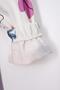 Flower Printed Hooded Spanish Leg Light Powder Color Girls' Pants Set - 5