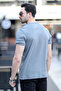 Men's Crew Neck Ribbed Cotton T-Shirt - 3