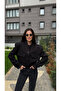 Torba Bomber Cashmere Jacket with Pockets, Lining, and Snap Buttons on the Front - 3