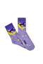 Unisex Special Series Happy Colorful Socks Purple Kuromi Colorful Patterned Socks