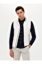 White Thin Quilted Coat Vest 50266336-Vr013