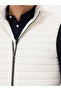 White Thin Quilted Coat Vest 50266336-Vr013 - 7