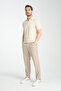 Flexible Waffle Polo Collar Men's Comfort Fit Polo Collar T-Shirt 100% Cotton - 7