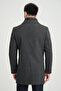 Men's Thick Cashmere Coat with Baby Collar, Regular Fit, Padded on the Front - 6