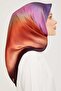 Purple Gradient Transitional Tivil Silk Scarf 9051 - 03 - 2