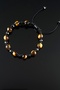 Natural Stone Bracelet, Tiger's Eye and Hematite Sphere Macrame Bracelet, Men's Bracelet, Women's Bracelet, He - 4