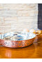 Copper Pan with Carved Embroidery and Ruffles, Shiny, 25 cm - 6