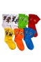 7 Character Cheerful College Tennis Socks