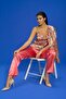 6-Piece Tiger Pattern Pomegranate Pajama Set - 5