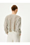 Openwork Sweater Crew Neck Wide Sleeves - 4