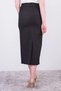 Apsen Women's Black Seasonal Polyviscon Buckle Detailed Long Pencil Skirt 2092-95 - 5