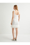 Mini Sequin Sequined Dress Bridal Otrish Detailed Straps Slim Fit - 5