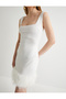 Mini Sequin Sequined Dress Bridal Otrish Detailed Straps Slim Fit - 6