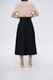 Apsen Women's Black Metal Accessory Detailed Seasonal Flared Hijab Skirt 2054-90 - 5