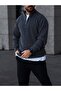 Men's Tricot Sweater with Half Zipper - 2