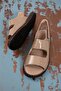 Genuine Leather Anatomical Sole Hajj Umrah Men's Sandals Kml.1222 - 4